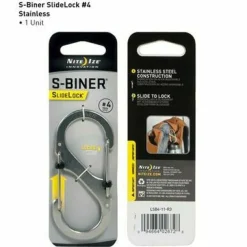 Nite Ize S-Biner #4 Slidelock Stainless Steel