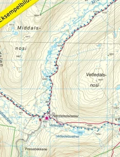 Nordeca Wandelkaart 3027 Hedmarksvidda