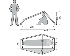 Nordisk Telemark 1 LW Eenpersoonstent
