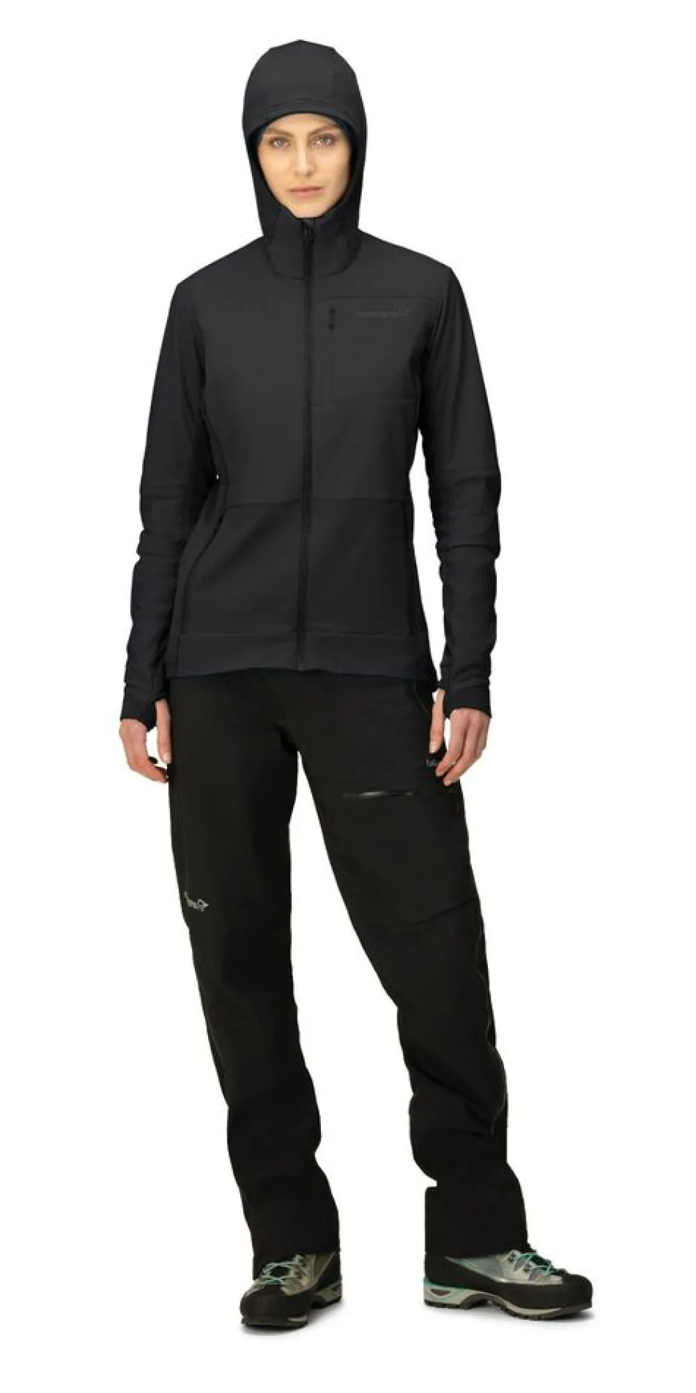 DAMES Norrona Falketind Apha90 insulated zip-hood w's
