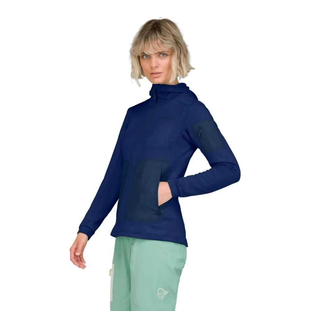 DAMES Norrona Falketind Warm2 Stretch Hood W's