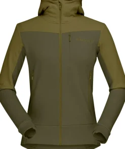 DAMES Norrona Falketind warmwool2 stretch zip hood W