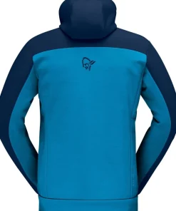 Heren Norrona Falketind warmwool2 stretch zip hood M