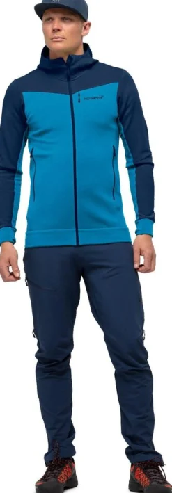 Heren Norrona Falketind warmwool2 stretch zip hood M