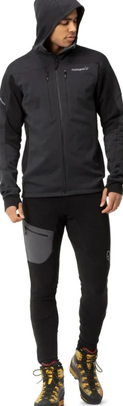 Heren Norrona Trollveggen powerstretch pro zip hood