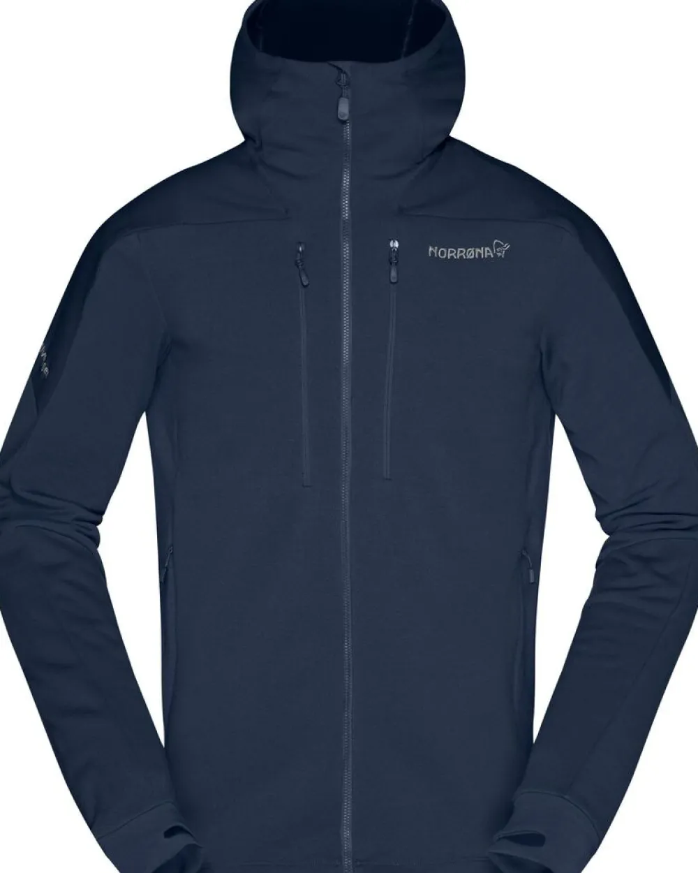 Heren Norrona Trollveggen powerstretch pro zip hood