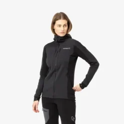 DAMES Norrona Trollveggen powerstretch pro zip hood w's