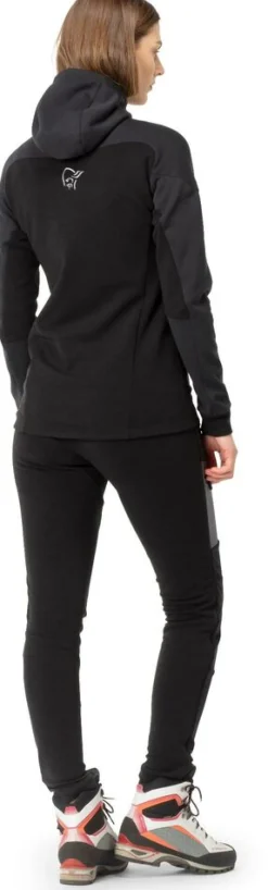 DAMES Norrona Trollveggen powerstretch pro zip hood w's