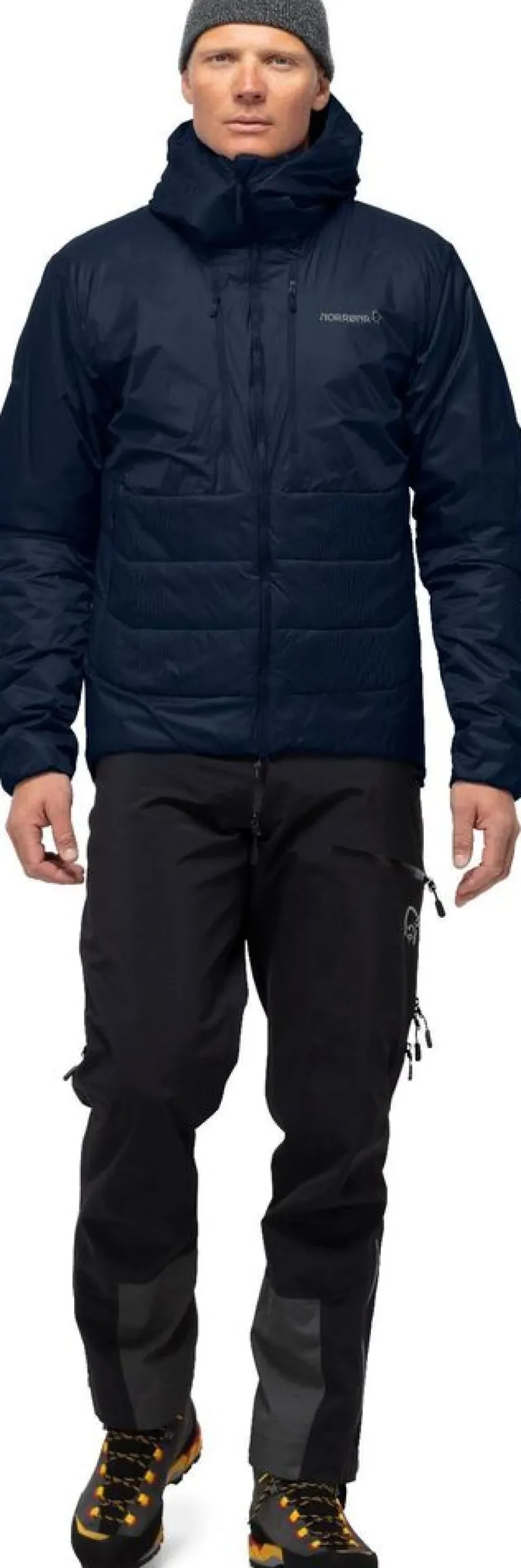 Heren Norrona Trollveggen primaloft100 zip hood