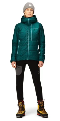 DAMES Norrona Trollveggen primaloft100 zip hood w's