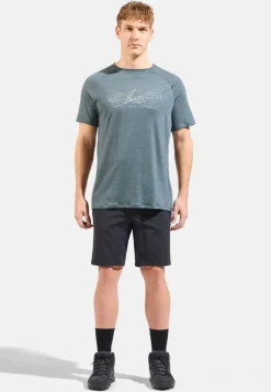 Heren Odlo Ascent PW130 t-shirt crew s/s 554182