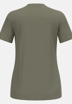 DAMES Odlo Merino Tencel Plain Tee T-Shirt Crew Neck wmns