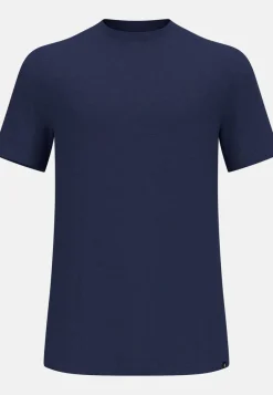 Heren Odlo Merino Tencel Plain Tee T-Shirt Crew Neck men
