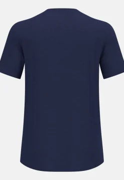 Heren Odlo Merino Tencel Plain Tee T-Shirt Crew Neck men