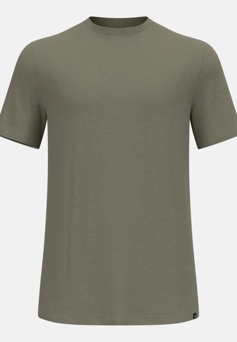 Heren Odlo Merino Tencel Plain Tee T-Shirt Crew Neck men