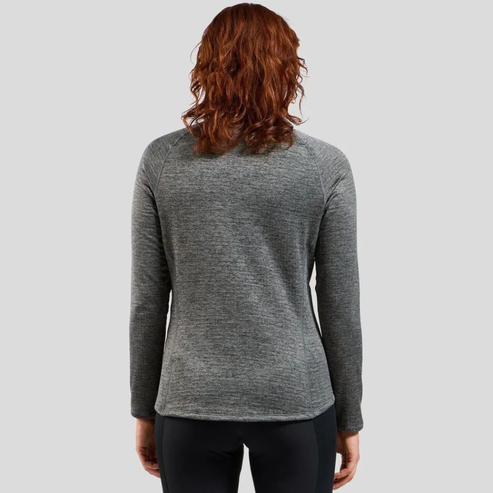 DAMES Odlo Mid layer 1/2 zip tencia 542551
