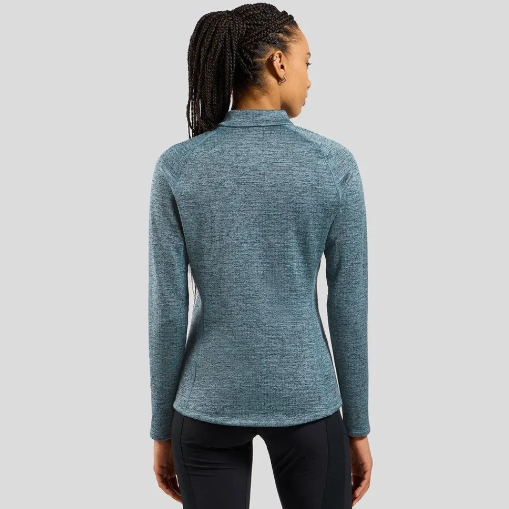 DAMES Odlo Mid layer 1/2 zip tencia 542551