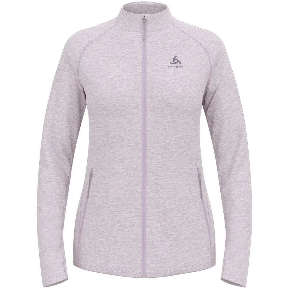 DAMES Odlo Mid layer full zip tencia 542561
