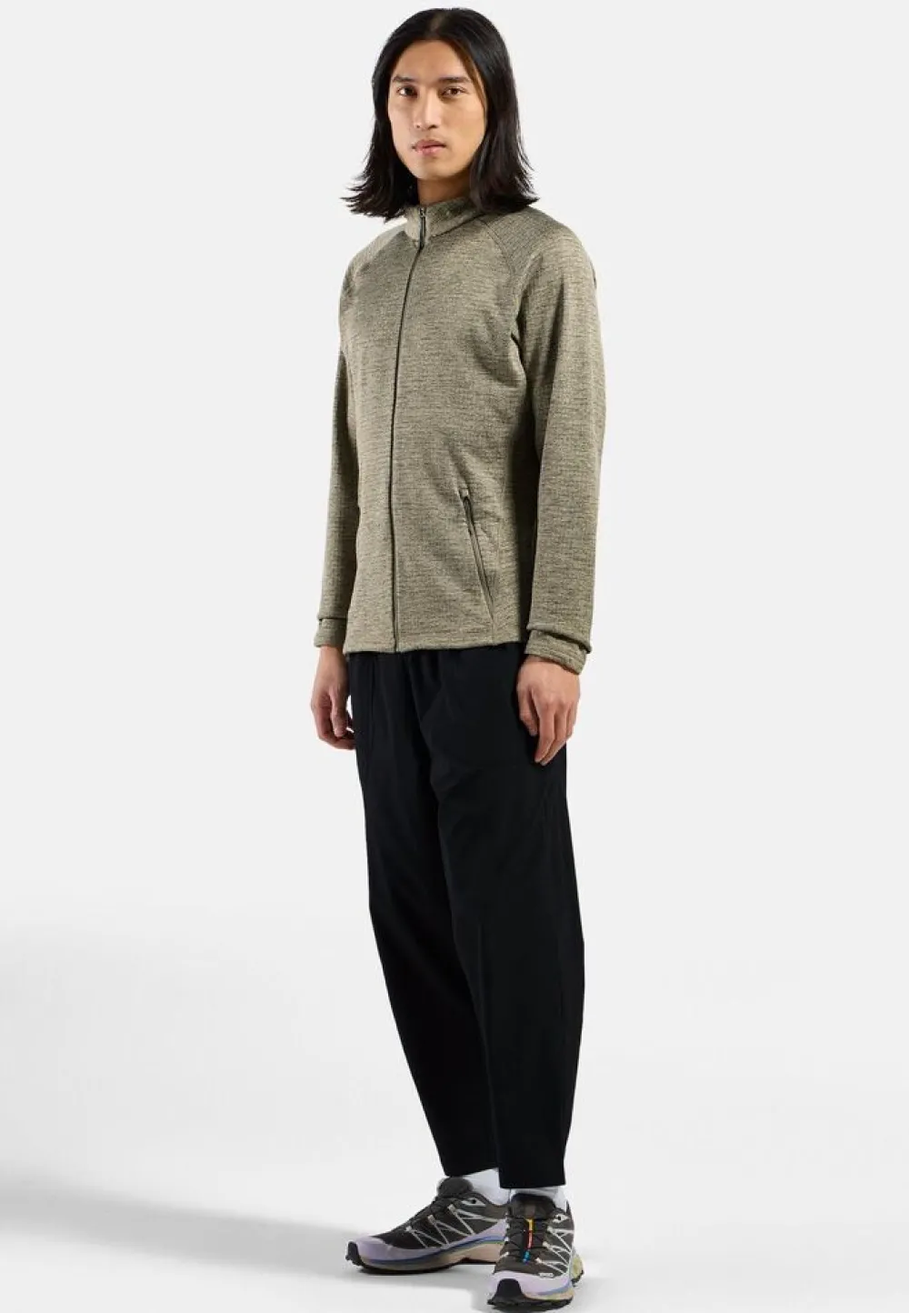 Heren Odlo Mid layer full zip tencia 542562