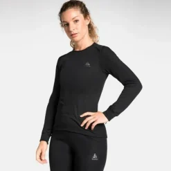 DAMES Odlo Shirt l/s crew neck warm 152021