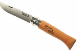 Opinel N0.08 classic carbon niet rvs/hout virobloc