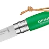 Opinel N°07 RVS leren koord zakmes