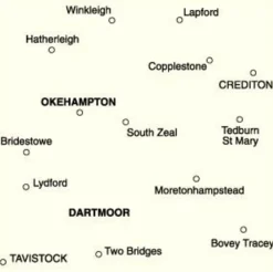 Ordnance Survey Wandelkaart 191 Okehampton & North Dartmoor