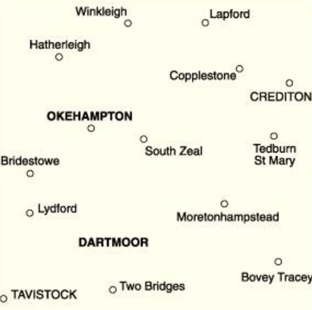 Ordnance Survey Wandelkaart 191 Okehampton & North Dartmoor