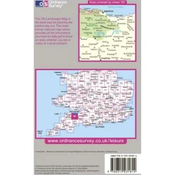 Ordnance Survey Wandelkaart 181 Minehead & Brendon Hills