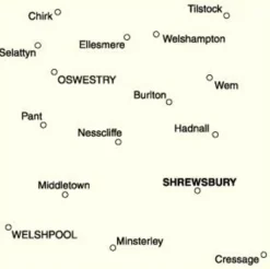 Ordnance Survey Wandelkaart 126 Shrewsbury - Oswestry