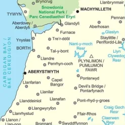 Ordnance Survey Wandelkaart 135 Aberystwyth - Machynlleth