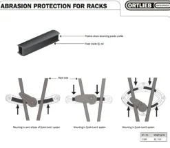 Ortlieb E184 Abrasion Protection 4 stuks krasbescherming