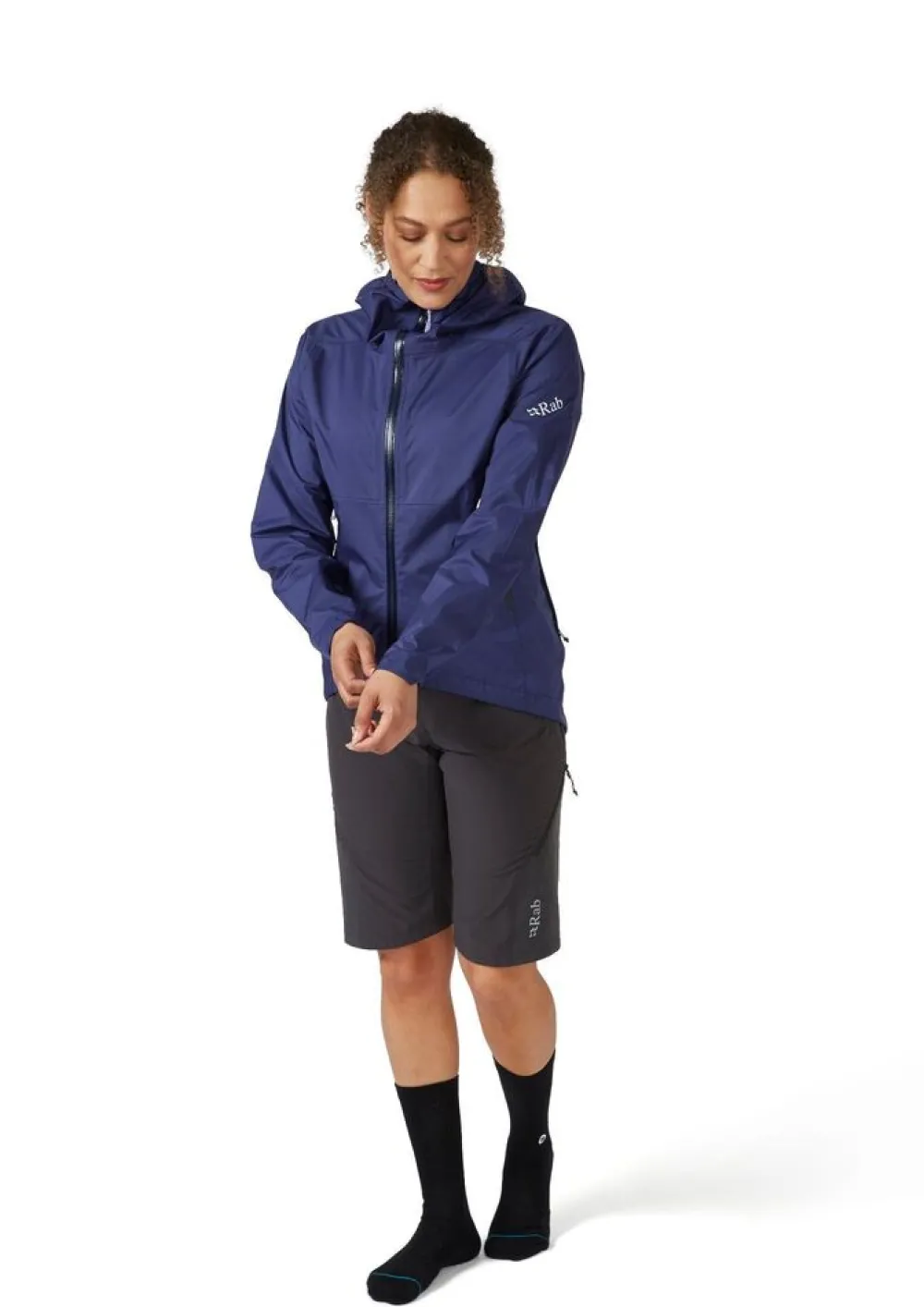 DAMES Rab Cinder Downpour jacket women's