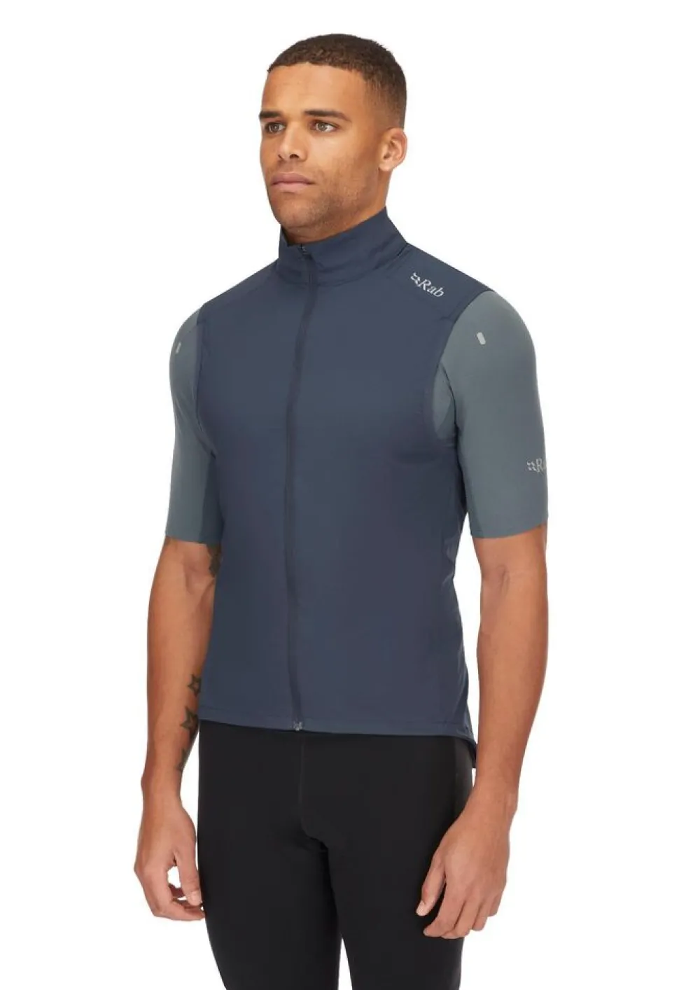 Heren Rab Cinder windveil vest