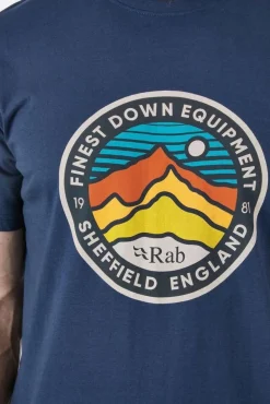 Heren Rab Stance 3 peaks ss tee