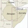 Reise know how Landkaart Ethiopie, Somalië