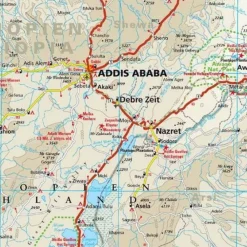 Reise know how Landkaart Ethiopie, Somalië