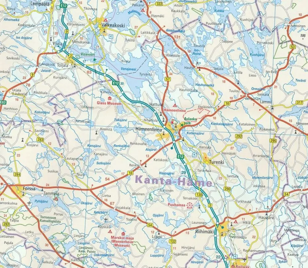 Reise know how Wegenkaart Finland Zuid 1:500.000