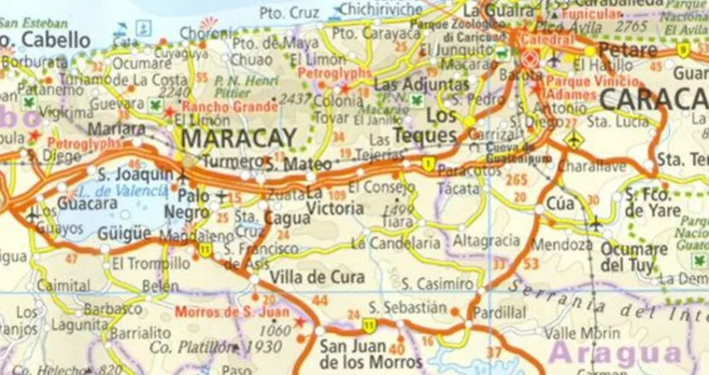 Reise know how Wegenkaart Venezuela