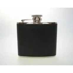 Relags Drankflesje 120ml leder Platvink Zakflacon
