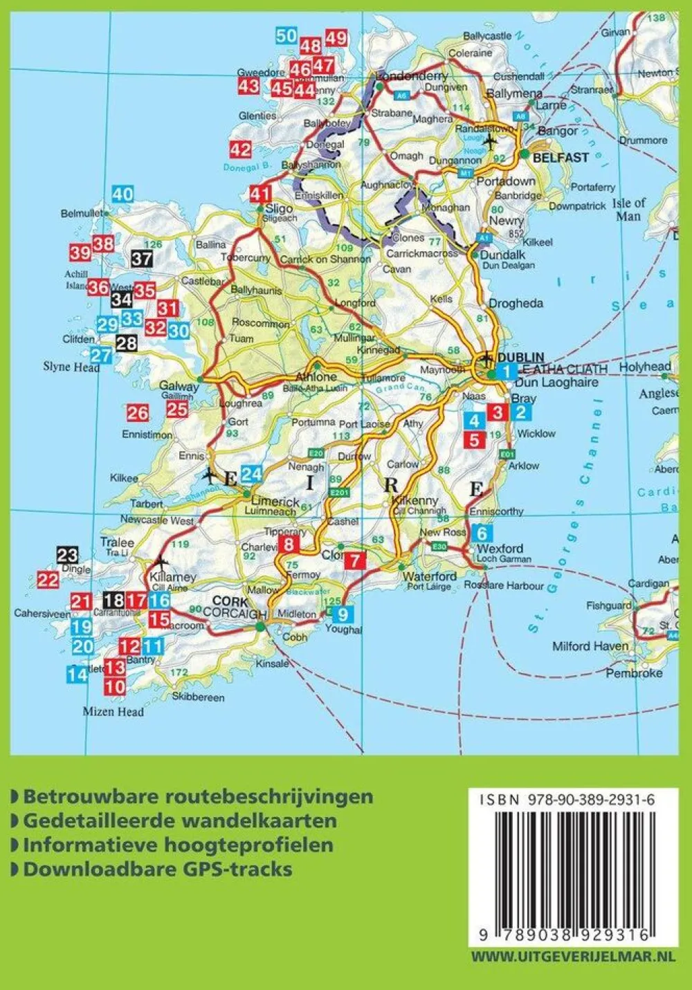 Rother Nederlandstalig Wandelgids Ierland