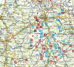 Rother Wandelgids Auvergne guide rando (Franstalig)