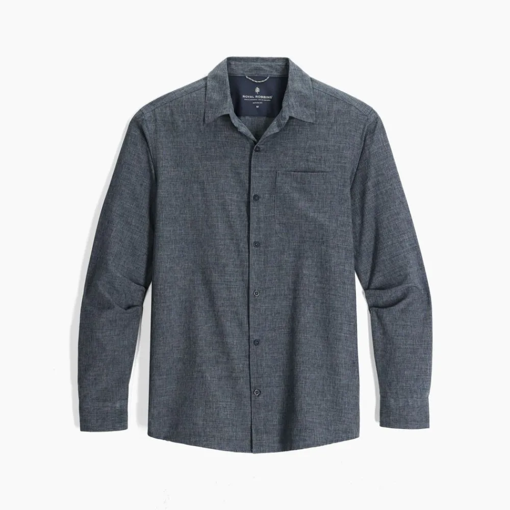 Heren Royal Robbins Amp Lite II L/S Shirt M