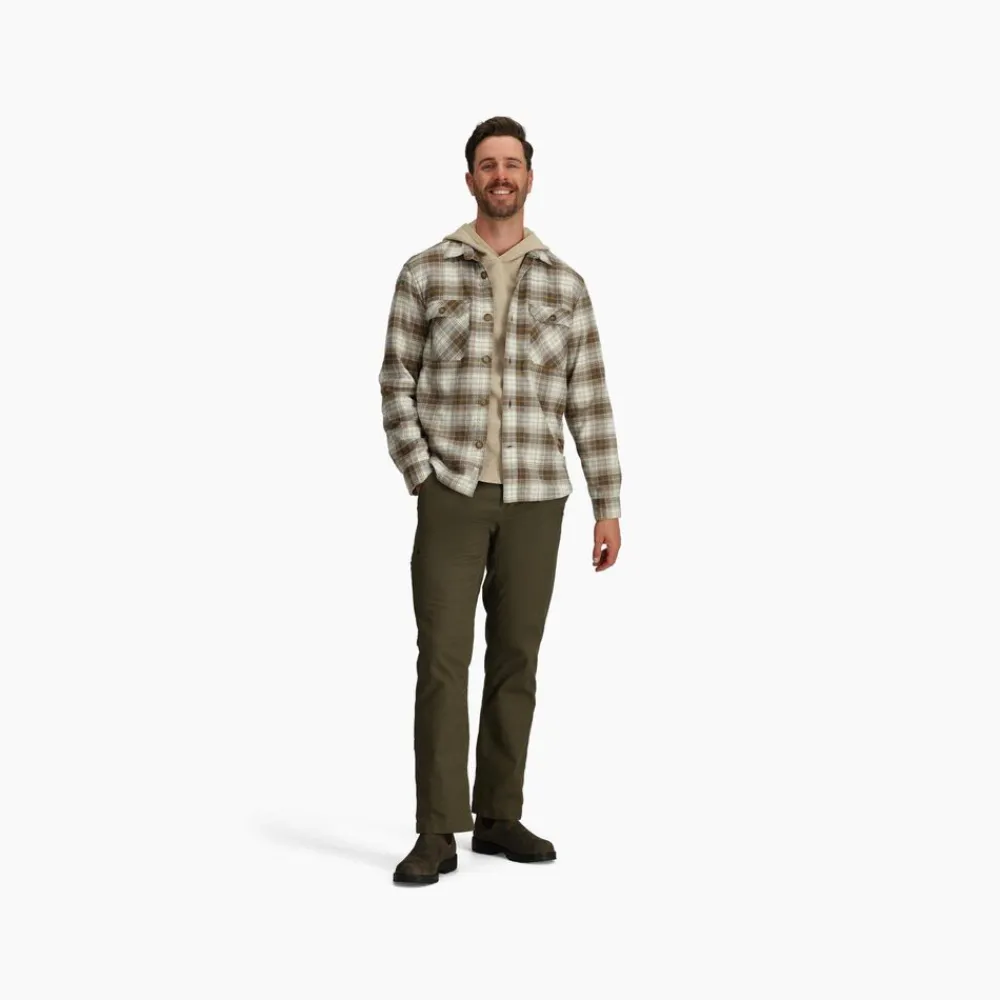 Heren Royal Robbins Snowcap lined flannel l/s