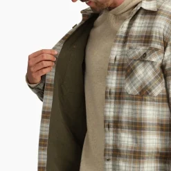 Heren Royal Robbins Snowcap lined flannel l/s