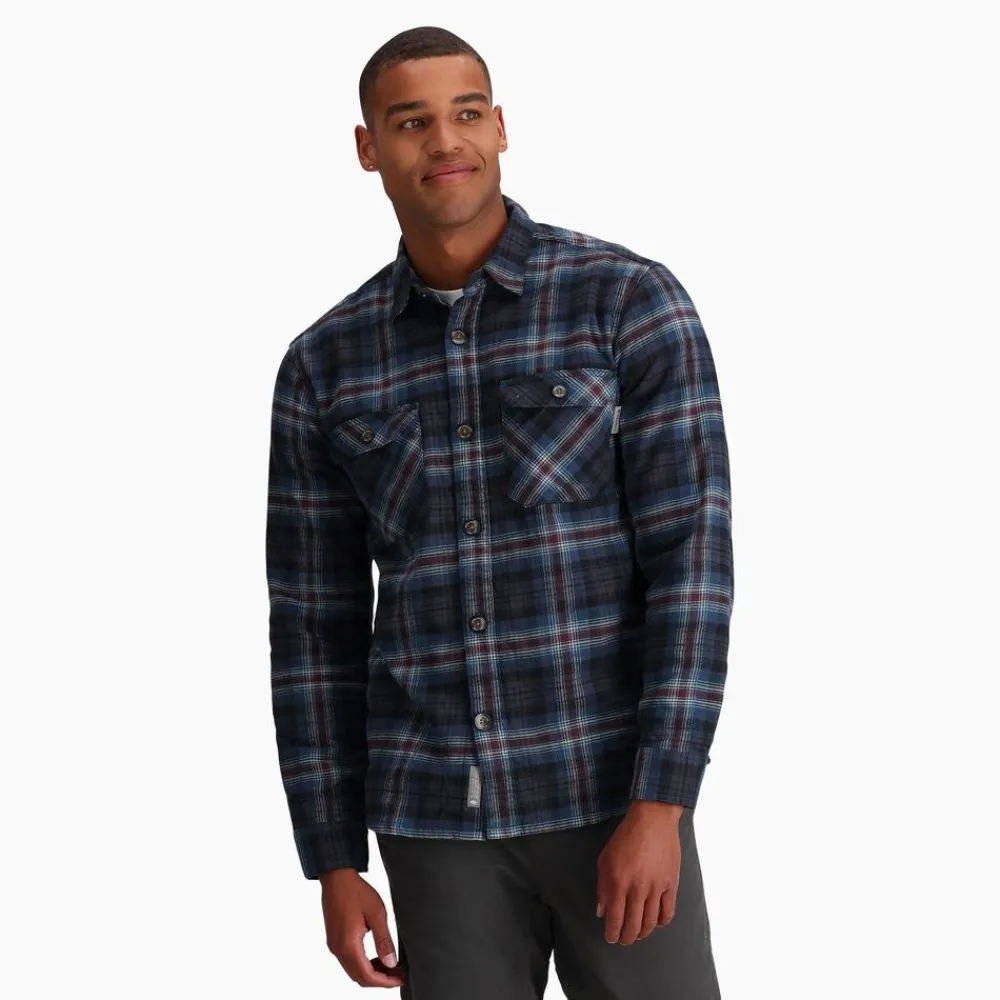 Heren Royal Robbins Snowcap lined flannel l/s