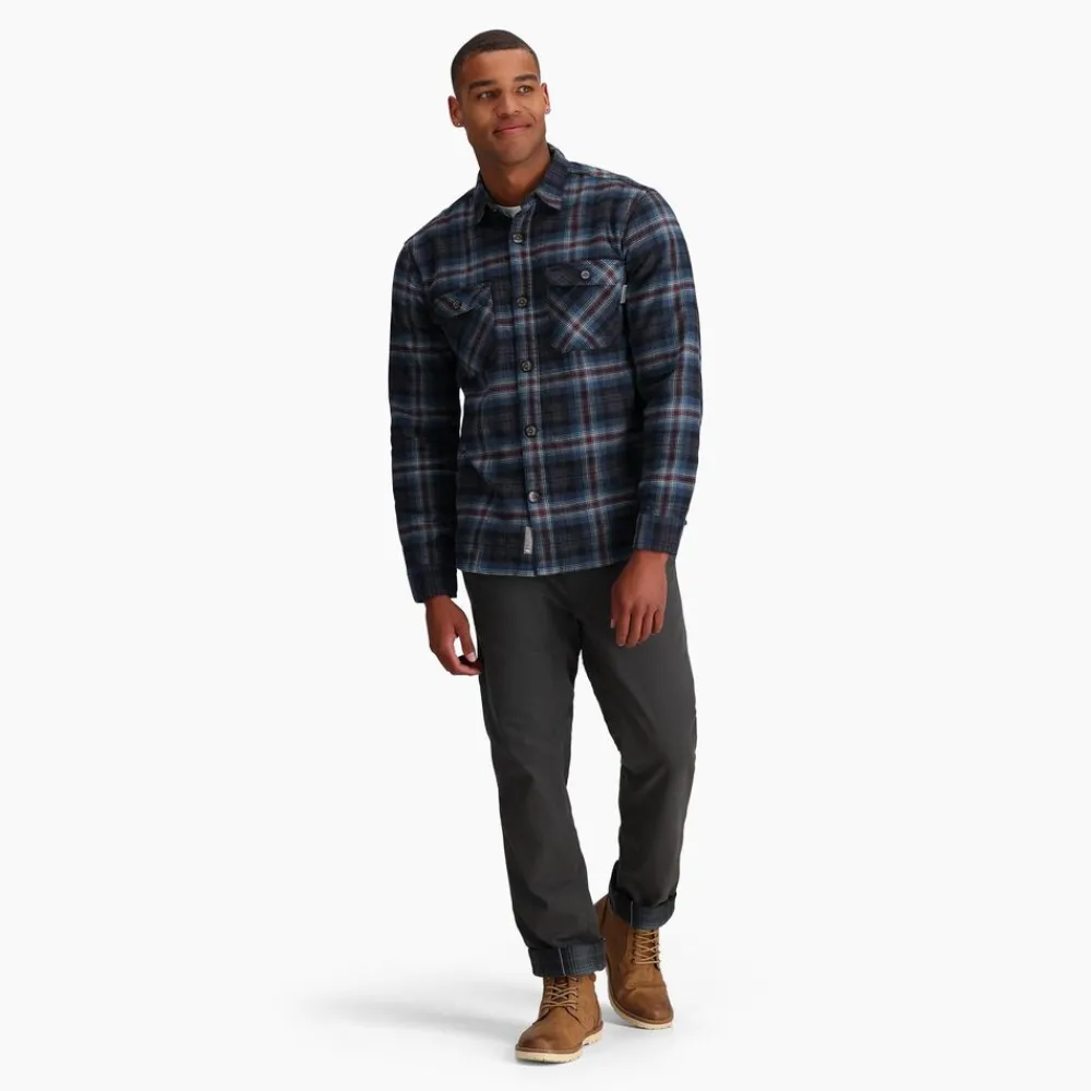 Heren Royal Robbins Snowcap lined flannel l/s