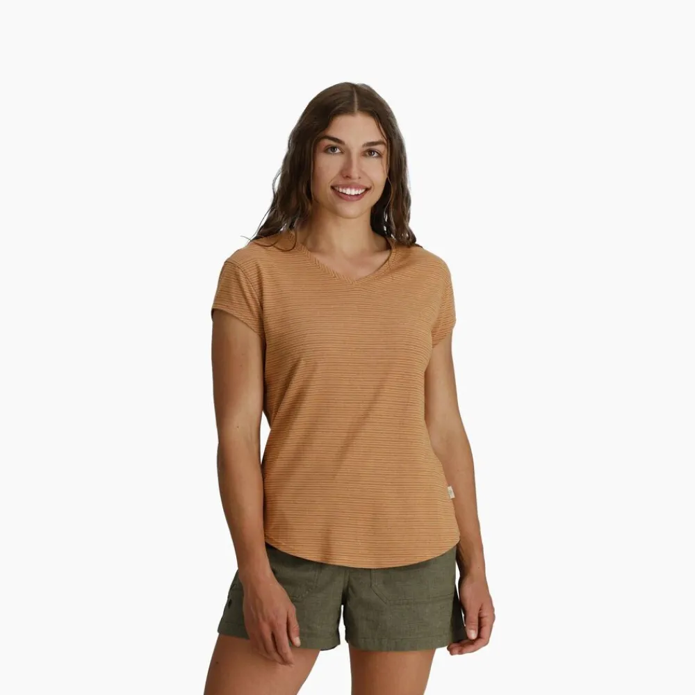 DAMES Royal Robbins Vacationer V-Nk s/s