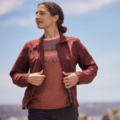 DAMES Royal Robbins Westlands fairisle crew