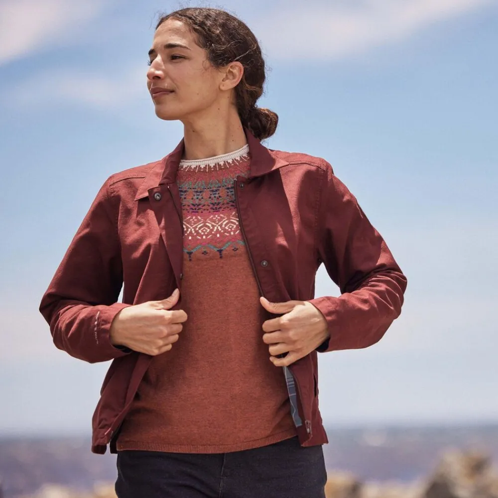 DAMES Royal Robbins Westlands fairisle crew